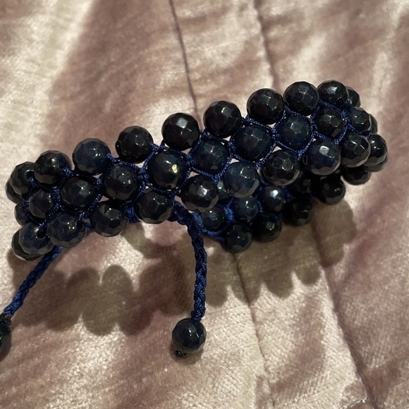 GENUINE Chalcedony Briolette Beaded Bracelet NWOTS - Picture 12 of 13